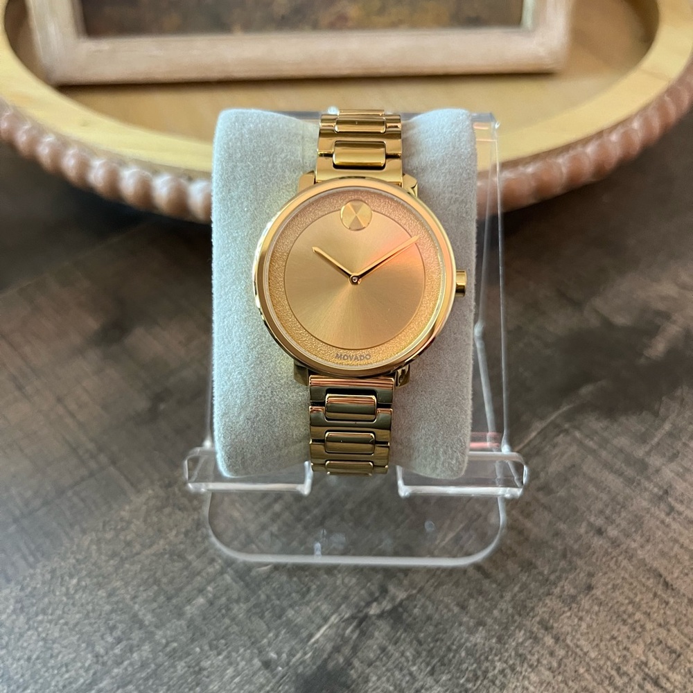 MOVADO BOLD Women’s Yellow Tone Watch